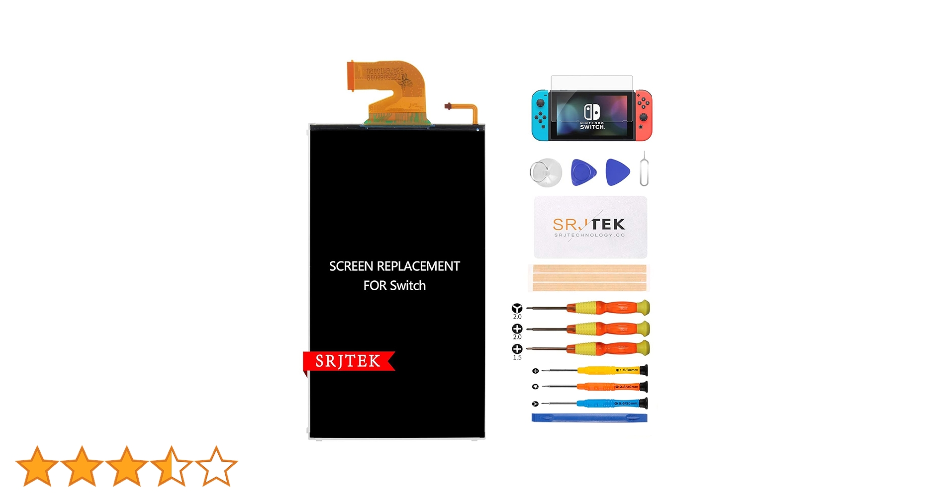 ⑤Nintendo Switch 液晶 Amazon.co.jp: SRJTEK For Nintendo Switch HAC-001 第一世代